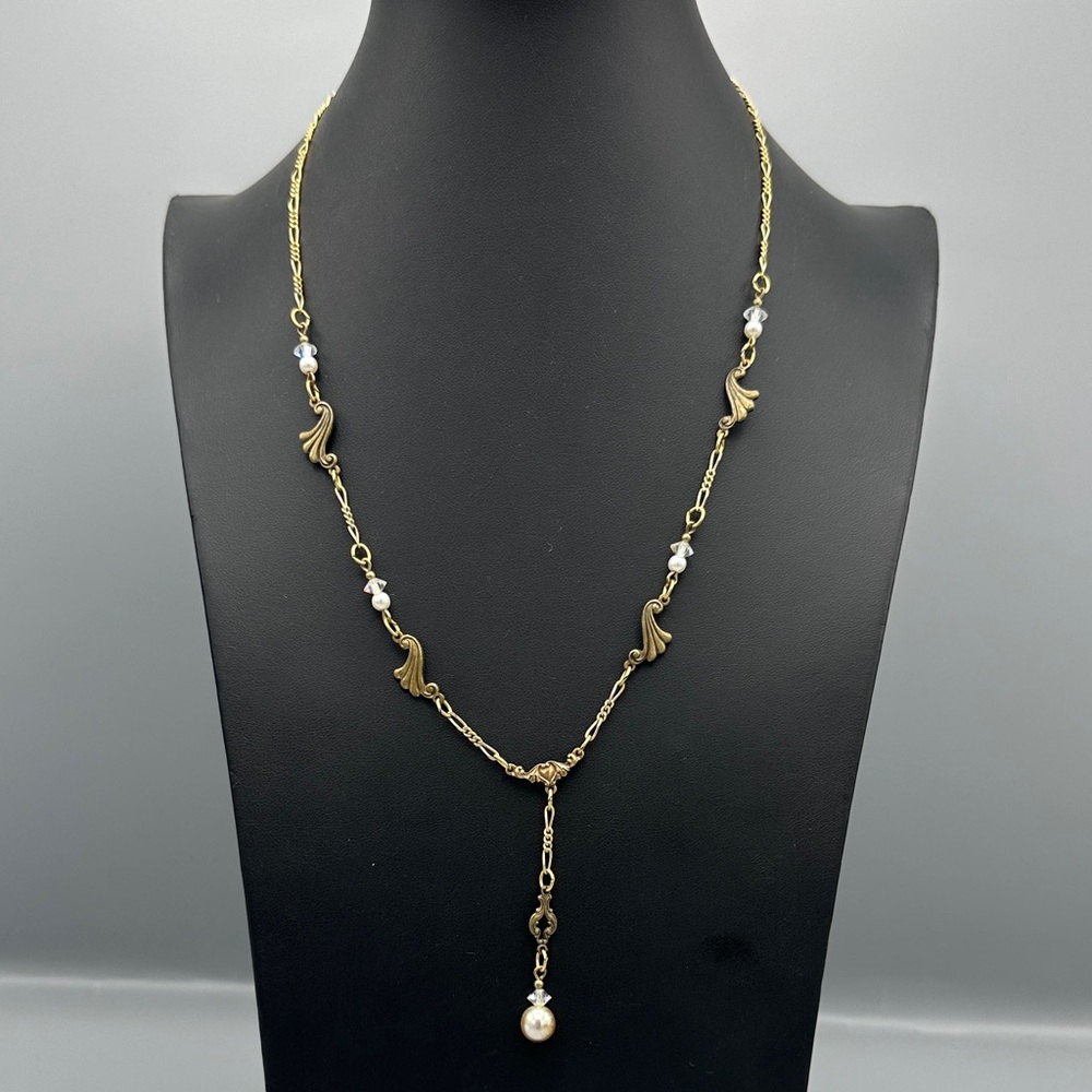 Sadie green Beaded Necklace